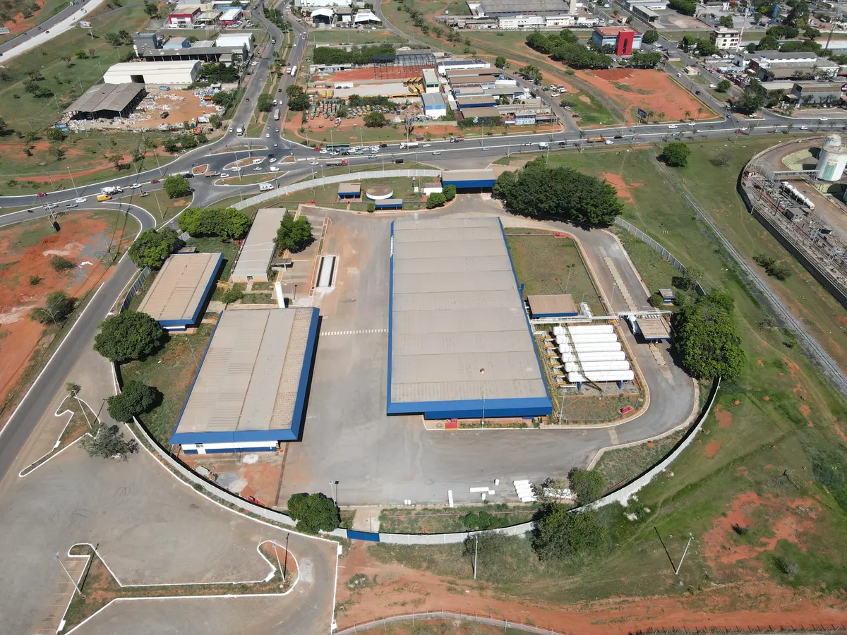 Obra industrial | vista aérea Consigaz Brasília